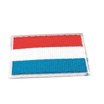 Flag of Luxemburg National Country Patch Emblem DIY Embroidered Iron On 1.2 x... - $15.85
