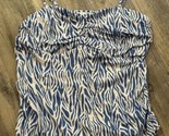 NEW DVF for Target Size XXL Sea Twig Blue and White Tube Top Camisole - $28.91