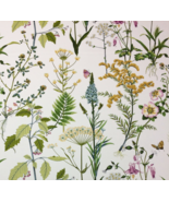 P KAUFMANN BERKSHIRE MEADOW HONEYDEW GREEN FLORAL BOTANICAL FABRIC BY YA... - $29.69