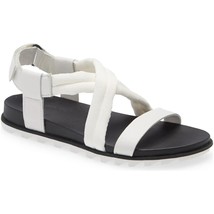 Sorel Women Slingback Platform Sandals Roaming Decon Size US 6 Sea Salt White - £45.94 GBP
