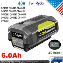 40V For Ryobi 6.0Ah Lithium-Ion Extended Capacity Battery OP40261 OP4026... - £71.10 GBP