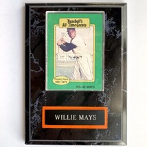 1987 Hygrade All-Time Greats Willie Mays Giants Baseball Card Plaque - £10.23 GBP