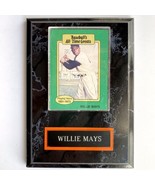 1987 Hygrade All-Time Greats Willie Mays Giants Baseball Card Plaque - £10.18 GBP