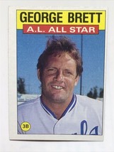 George Brett 1986 Topps #714 Kansas City Royals MLB Baseball Card - £1.09 GBP