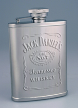 Jack Daniel&#39;s 3 oz Embossed Label Flask -Authentic &amp; Licensed Gift Boxed - $19.69