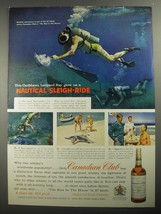 1956 Canadian Club Whisky Ad - This Caribbean Leopard Ray - £14.78 GBP