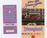 Kodak Your 1988 Souvenir Guide Disneyland Booklet Senior Fun Unlimited P... - $27.72