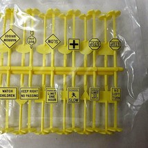 Vintage HO Gauge Plastic Rail Road Signs Telephone Poles NOS - £11.90 GBP