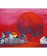 Rural landscape, a 24 x 32 commission original oil painting by Phu - $245.59 CAD