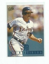 Kirk Gibson (Detroit Tigers) 1995 Fleer Ultra Blue Foil Baseball Card #286 - £3.89 GBP
