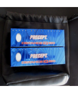2 NIB 3-Ball Packs (6 Balls) PRECEPT DISTANCE IQ 180 &amp; Avidgolfer Bag - £8.60 GBP