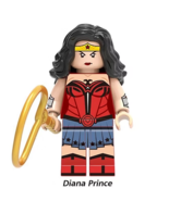 PAPBRIKS Wonder Woman Golden Age DC Comic version Custome Rare Minifigures - $6.62