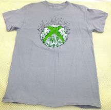 Microsoft Xbox "Exploding Gnarly Logo" graphic tee Gray T-Shirt Med - $11.40