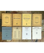 Lot of 8 Vintage Beethoven Music Books-G. Henle Verlag, Schirmer&#39;s,  - £51.19 GBP