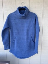 Prana Tri Thermal Treads Tunic Blue Polartec Pro Warm Neck Sweater  Size XS - $28.12