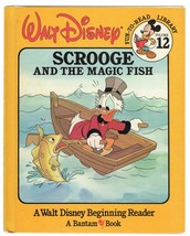 VINTAGE 1986 Bantam Disney Library Scrooge and the Magic Fish Hardcover Book  - £11.65 GBP