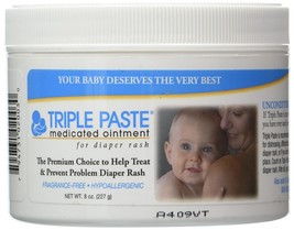 Triple Paste Medicated Ointment for Diaper Rash, Fragrance Free, Hypoall... - £56.74 GBP