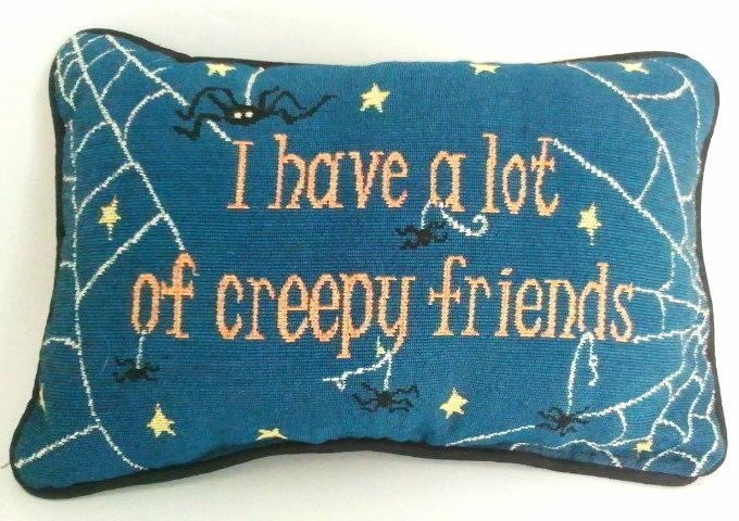 Halloween Theme Throw Pillow - £10.21 GBP