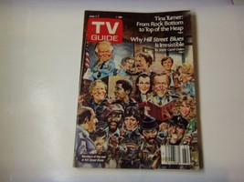 Vintage Tv Guide Magazine June 1 - 7, 1985 Cast Members Of Hill Street Blues - £10.08 GBP