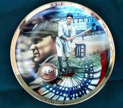 Ty Cobb - Pillars Of Baseball Collection 6 1/2&quot; Plate Detroit Tigers- Ha... - £19.97 GBP