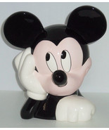Disney Mickey Mouse Cookie Jar Treasure Craft Vintage Pfaltzgraff Retired New - £159.83 GBP