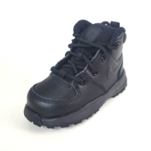 Nike Manoa LTR (TD) Boots BQ5374 001 Toddler Athletic Black Shoes Size 4c - £34.35 GBP