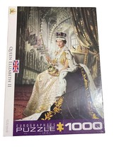 Queen Elizabeth II Jigsaw Puzzle - 1,000 Piece HRM Coronation Day Puzzle - $27.71