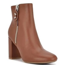 Nine West Takes 9X9 Women&#39;s Brown Carmel Leather Booties Size 9 New w/o Box - £47.59 GBP