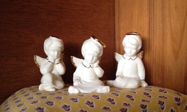 Trio of Sweet Porcelain Angels / Cherubs - £14.24 GBP