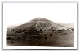 RPPC Quetzalcoatl Pyramid Ruins San Juan Teotihuacan Mexico UNP Postcard U4 - £3.83 GBP
