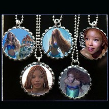 The LITTLE MERMAID Movie HALLE BAILEY set of 5 necklaces necklace party ... - $9.55