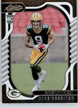 2022 PANINI ABSOLUTE #119 CHRISTIAN WATSON NMMT (RC) PACKERS - £4.65 GBP