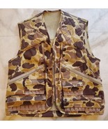 VTG Mount&#39;N Prairie Hunting Vest Mens Small Camo Front Loader Shell Holders - $47.24 CAD
