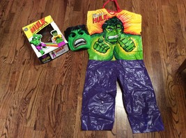 1977 Ben Cooper (Marvel) &quot;THE INCREDIBLE HULK&quot; (Halloween) Costume &amp; Mask, w/box - $39.99