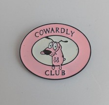 New Courage The Cowardly Dog Courage Club Cartoon Enamel Lapel Hat Pin - £5.41 GBP