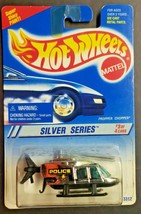1995 Hot Wheels Propper Chopper Silver Series Police Helicopter 3/4 HW11 - £3.92 GBP