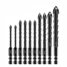 Professional Masonry Drill Bit Set (12Pcs) Drill Bit Set Industrial, 1/2“ - $30.47