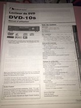 nakamichi dvd-10s Manuel - $17.95