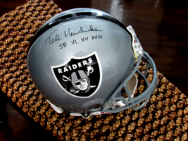 Ted Hendricks Sb X1 Xv XV111 Oakland Raiders Hof Signed Auto Proline Helmet Ape - £464.40 GBP