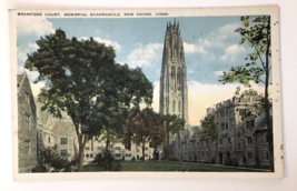 New Haven CT, Branford Court, Memorial Quadrangle, Vintage Connecticut P... - £4.73 GBP