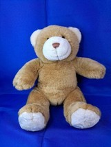 Build A Bear BABW Teddy Bear 11&quot; Plush Sitting Brown And Tan Stuffed Animal  - £14.76 GBP