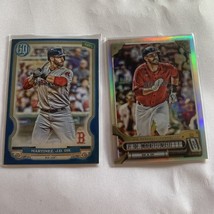2020 Topps Gypsy Queen Indigo /250 JD Martinez #195 And Hq Refractor #15 RED SOX - £9.10 GBP