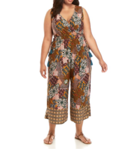 New Directions 2X Jumpsuit Pullover Draw String Waist Border Print Msrp ... - £19.60 GBP