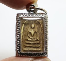 Small Phra Somdej Rakang Bless 1962 Back Ajan Toh Teach King RAMA5 Thai Amulet 4 - £105.84 GBP