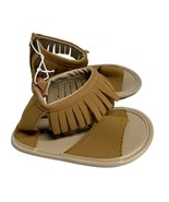 Old Navy Girls Baby Infant Size 3 Fringe Sandals Shoes Hook and Loop - £6.13 GBP