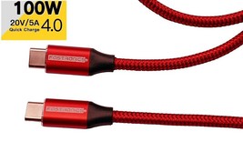 Fastronics USB c To c Fast Charging Cable 100w 5A For Samsung Galaxy S21 S22 S23 - £7.14 GBP+