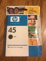 HP INK CARTRIDGE #45 BLACK -New (OUTDATED)- Ships N 24h - $24.63