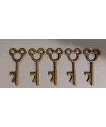 Mickey Mouse Small Cast Metal Shaped Bottle Opener Skeleton Key Disney 5... - $24.37 CAD