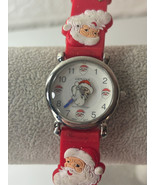 Geneva Santa Claus Kids Quartz Watch Rotating Santa Dial Silicone Band N... - $4.70