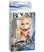 Bound By Diamonds Open Ring Gag - Black - £11.65 GBP